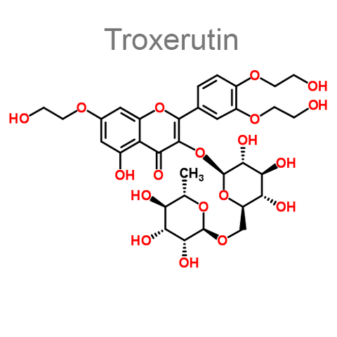 componentă a compoziției Neoveris - troxerutin